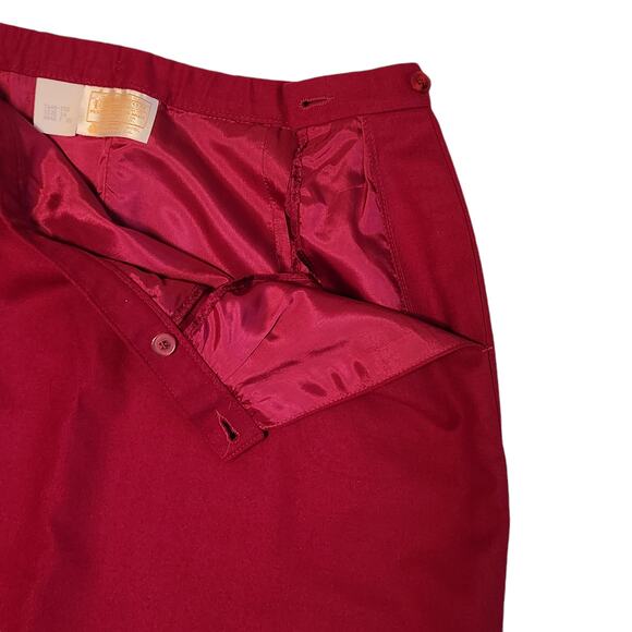 Pendleton 100% Virgin Wool Pink midi length lined skirt w/ Pockets, size 16 - Picture 7 of 12